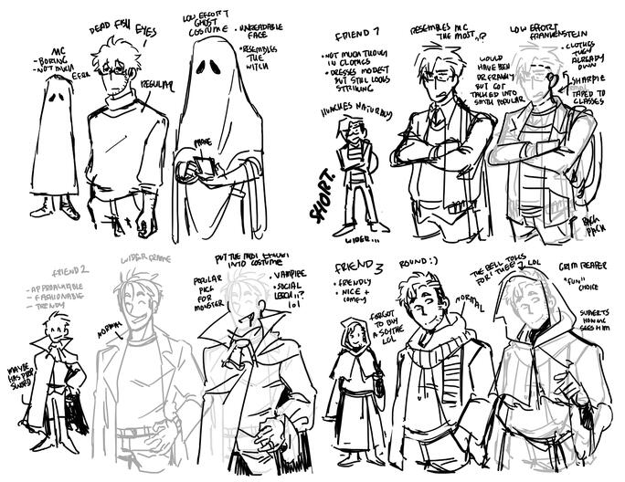 character concept sketches